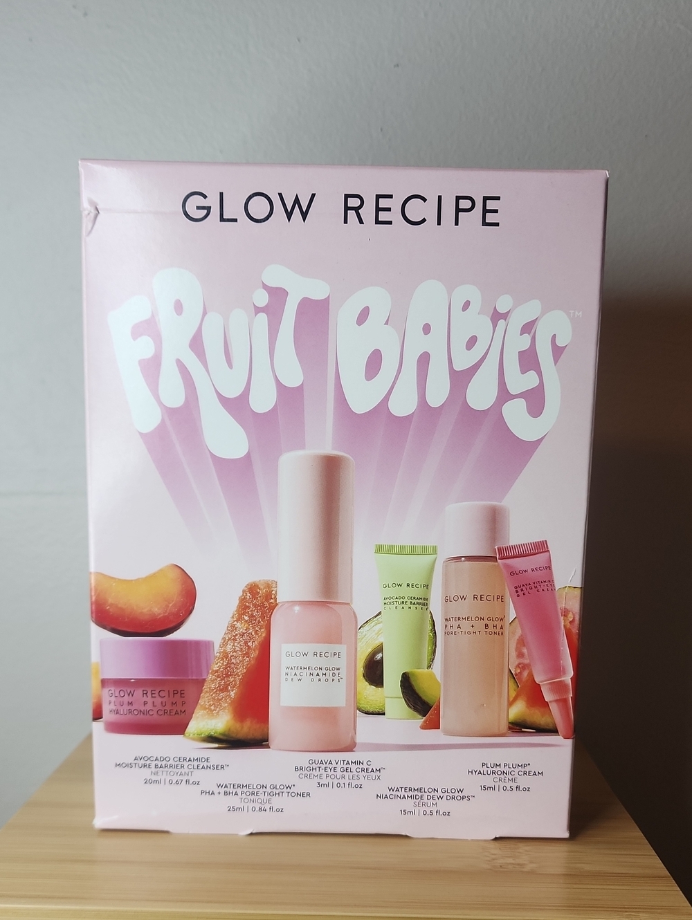 Glow Recipe Fruit Babies Set — Pink and Peach Packaging